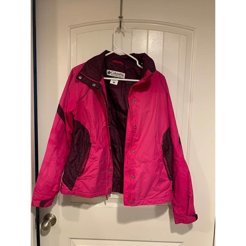 Columbia Pink and Dark Jacket